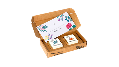 Obrázek Dárková krabička na mýdla šampony/šampukony